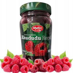 Pyszny Oryginalny Turecki Dżem Malinowy Metin Naturalny Dżem z Malin 360g