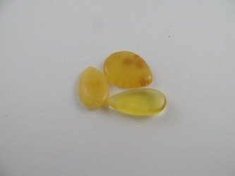 3 SZT. KABOSZON REGULARNY KSZTAŁT KOLOR CYTRYNA