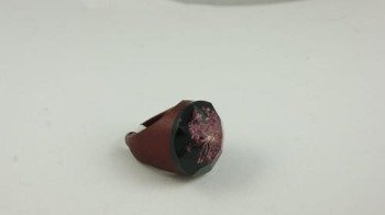 Pierścionek bursztyn bałtycki P125