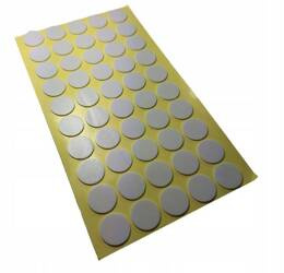 Naklejki do Mocowania Knotów Drewnianych - Dwustronne - 50 SZT.