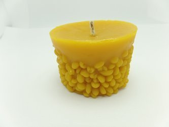 Świeca ziarna kawy z wosku pszczelego