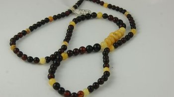 Naszyjnik bursztyn bałtycki NA29