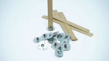 Knot drewniany do wosku stopki gratis 100 szt 8 cm