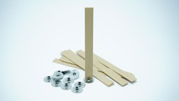 Knot drewniany do wosku stopki gratis 10 szt 10 cm