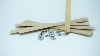 Knot drewniany do wosku stopki gratis 20 szt 20 cm