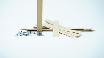 Knot drewniany do wosku stopki gratis 10 szt 15 cm